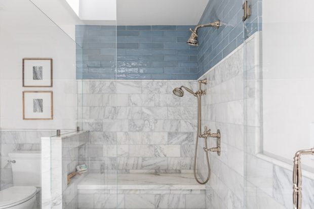 Altadena Modern Farmhouse Master Bath Shower Design
