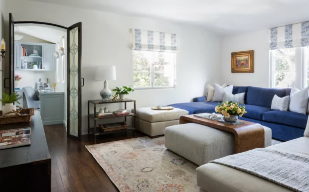 Oh So Spanish Family Room Design La Canada