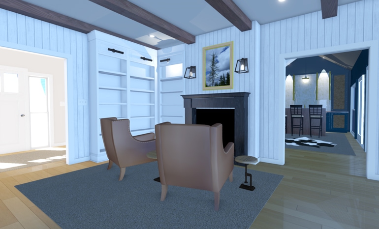 Fire Place Render Project